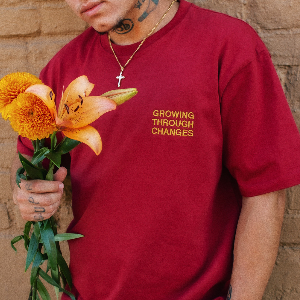 Growing Embroidered Tee